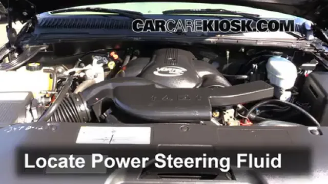 2003 GMC Sierra Denali 6.0L V8 Power Steering Fluid Add Fluid